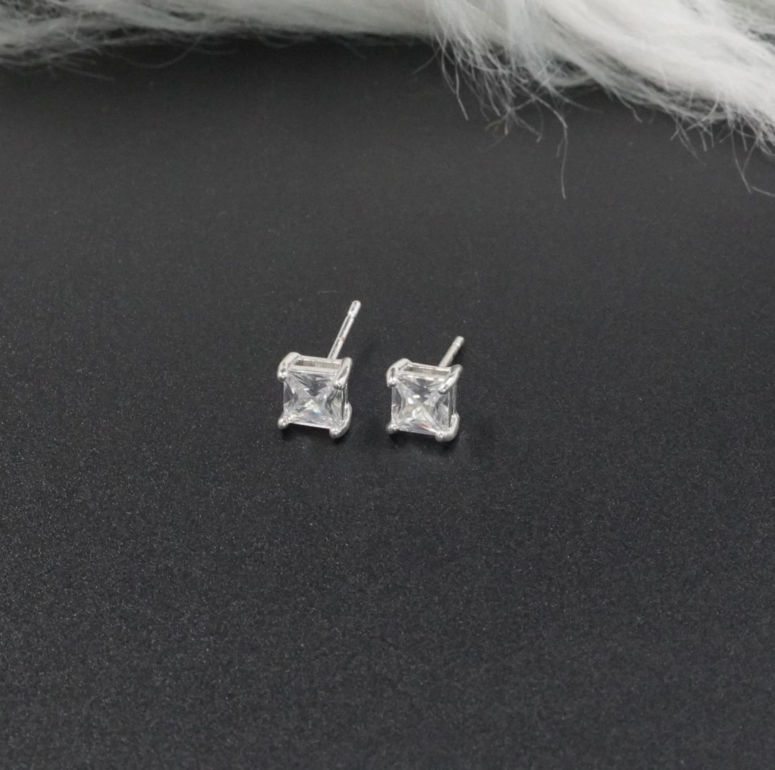 Miniatura 5 de TOPO CUADRADO BLANCO TIPO DIAMANT PLAT#5